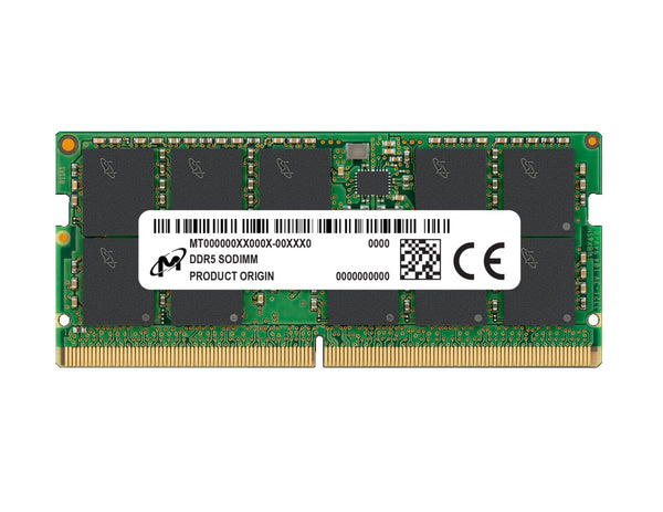 Micron MTC20C2085S1TC48BA1R 32GB DDR5 SDRAM 4800Mhz Memory Module (16GBIT)
