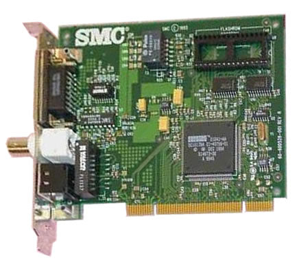 SMC Networks SMC8432BTA EtherEZ 32-Bit PCI Bus Master RJ-45 BNC Network Interface Card