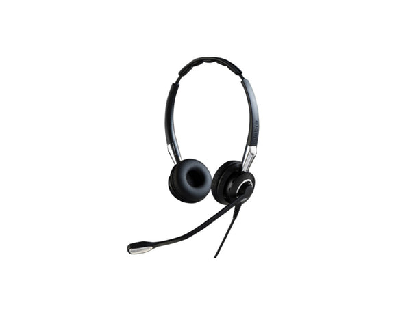 Jabra 2489-820-209 Biz 2400 Ii Qd Duo Stereo 1.2-Inch 100 -6500 Hz On-Ear Headset Headphone