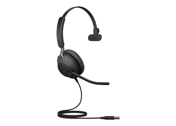 Jabra 24189-889-889 Evolve2 40 Se Uc Stereo 1.6-Inch 100 -14000 Hertz On-Ear Headset Headphone