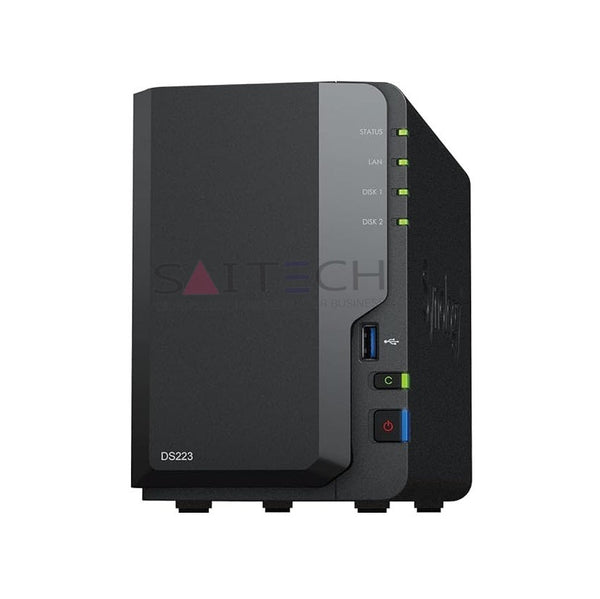 Synology Ds223 2-Bays 4-Core 1.70Ghz Network Attached Station Server Storage