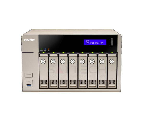 Qnap Tvs-863-Us 4-Core 2.40Ghz 8-Bay Nas Storage System Network Storages