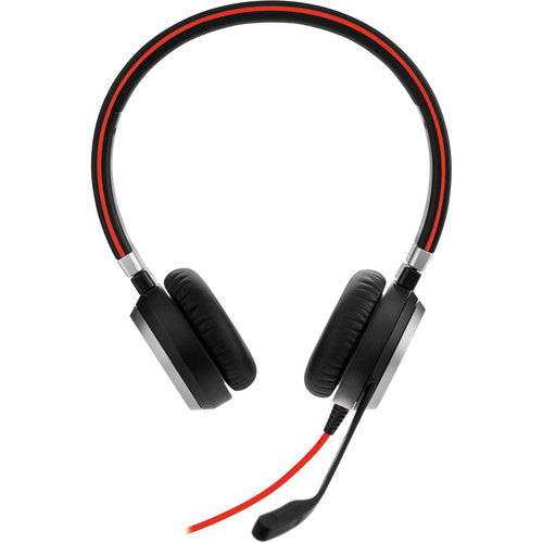 Jabra 6399-823-109 Evolve 40 Ms Stereo 1.1-Inch 100- 10000 Hertz On-Ear Headset Headphone