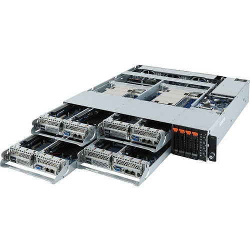 Gigabyte H242-Z11 EPYC Socket SP3 4-Nodes 128GB DDR4-SDRAM 2U Rack-Mountable Barebone System