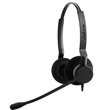 Jabra 2399-829-189 Biz 2300 Qd Duo Stereo 1.1-Inch 100 - 10000 Hertz On-Ear Headset Headphone