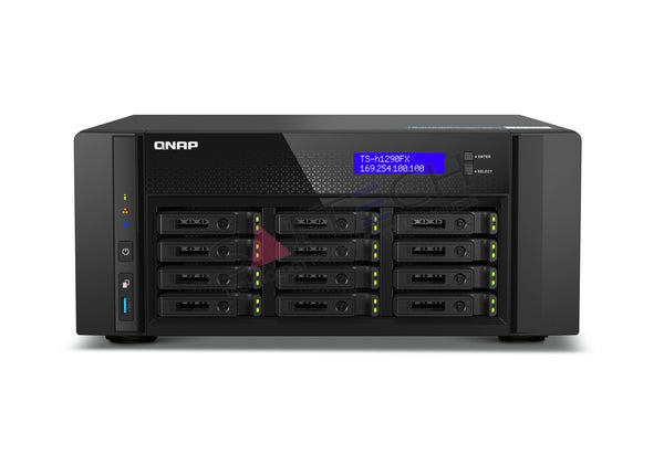 Qnap Ts-H1290Fx-7302P-128G-Us 8-Core 3.20Ghz Nas Network Storage Storages