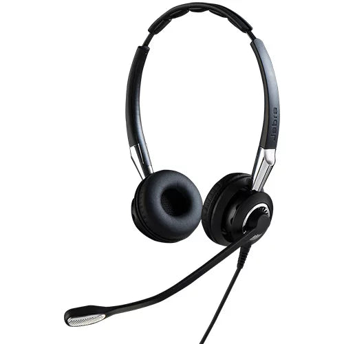 Jabra 2409-820-205 Biz 2400 Ii Qd Duo Stereo 1.2-Inch 120 - 4500 Hertz On-Ear Headset Headphone