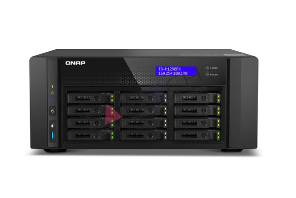 Qnap Ts-H1290Fx-7302P-256G-Us 16-Core 3.00Ghz Nas Server Network Storages