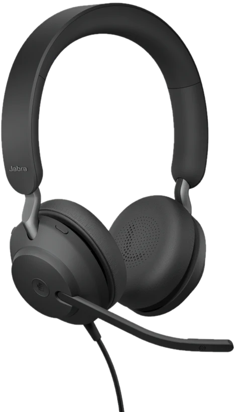 Jabra 24189-999-899 Evolve2 40 Se Ms Stereo 1.6-Inch Wired On-Ear Headset Headphone