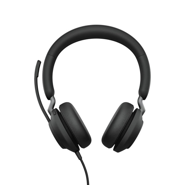 Jabra 24189-989-889 Evolve2 40 Se Uc Stereo 1.6-Inch 100 -14000 Hertz On-Ear Headset Headphone