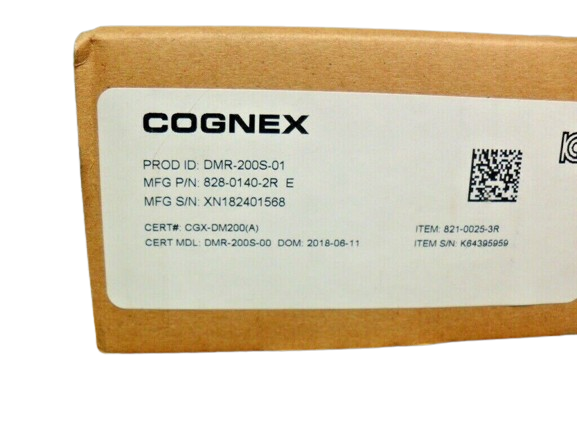 Cognex DMR-200S-01 DataMan 200 Liquid Lens Fixed-Mount Barcode Reader Scanner.