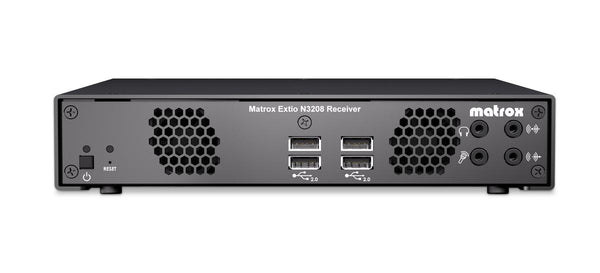 Matrox XTO3-N3208RX Series-Extio 3 N3208 4-Ports Dual Receiver KVM Extender