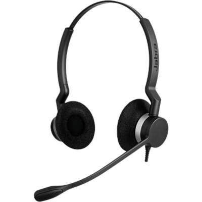 Jabra Gsa2399-823-109Ptt Biz 2300 Ms Duo 1.1-Inch 101-10000 Hertz On-Ear Headset Headphone