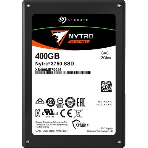 Seagate Xs400Me70045 Nytro 3750 400Gb Sas 2.5-Inch Solid State Drive Ssd Gad