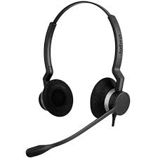 Jabra Gsa2399-829-109Ptt Biz 2300 Uc Duo 1.1-Inch 101-10000 Hertz On-Ear Headset Headphone