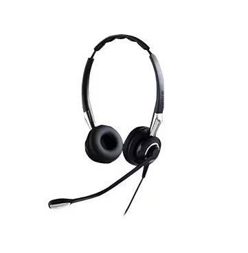 Jabra 2489-825-209 Biz 2400 Ii Qd Duo Nc Wideband Balanced On-Ear Headset Headphone