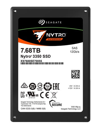 Seagate XS7680SE70055 Nytro 3350 7.68TB SAS 12Gbps 2.5-Inch Solid State Drive 