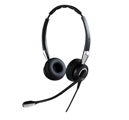 Jabra Gsa2409-820-205 Biz 2400 Ii Qd Duo Nc Stereo 1.2-Inch 120-4500Hertz On-Ear Wired Headset