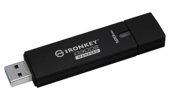 Kingston Ikd300Sm/128Gb Ironkey 128Gb D300S Managed Usb3.1 Flash Drive Memory