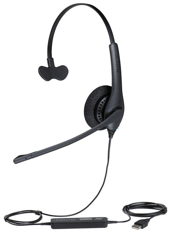 Jabra 1553-0159 Biz 1500 Mono 37.4-Inch 1000- 5000 Hertz On-Ear Headset Headphone