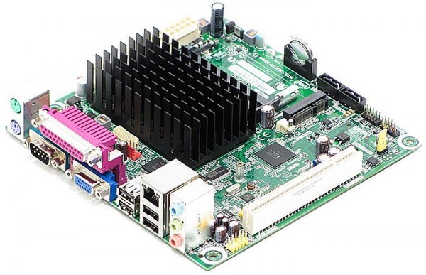 Intel BLKD525MWVE Chipset-Intel NM10 Express 4Gb DDR3-800MHz Mini-ITX Motherboard