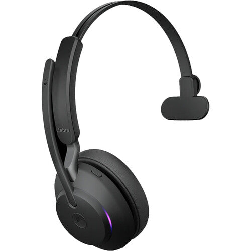 Jabra 26599-899-899 Evolve2 65 Ms Mono 1.6-Inch Wireless On-Ear Headset Headphone