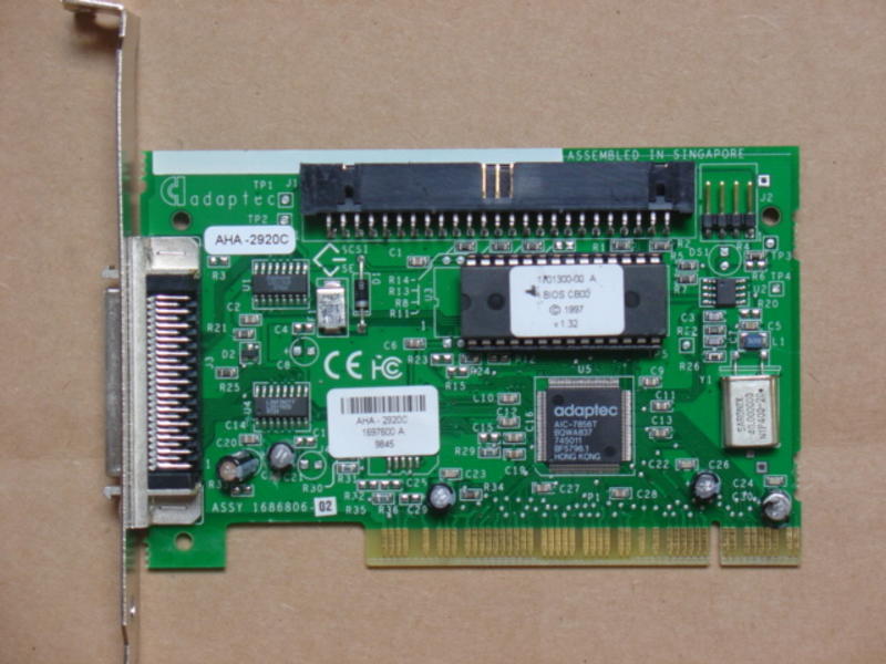 Adaptec 2920C 32-bit Fast PCI SCSI Host Adapter Card