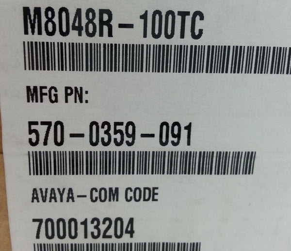 Avaya M8048R-100TC 80-Series 48-Ports Ethernet 10Base-T Layer-3 Plug-in Switch