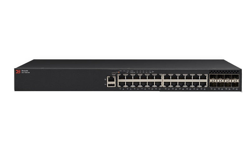 Brocade Icx7250-24P-2X10G Icx 7250 24-Port Layer 3 Rack Mountable Switch Ethernet Gad
