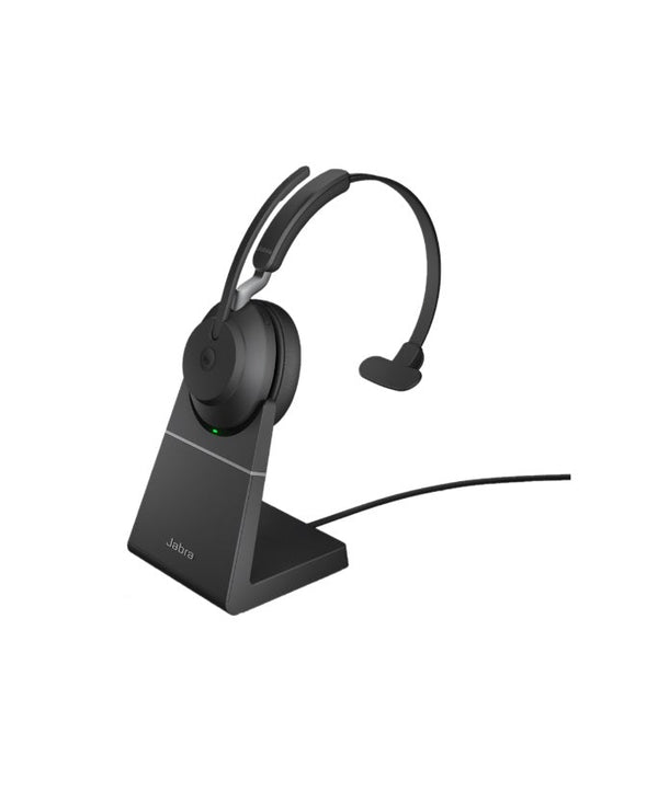 Jabra 26599-899-889 Evolve2 65 Mono 20-20.000Hz Usb-C Black Wireless On Ear Headset Headphone