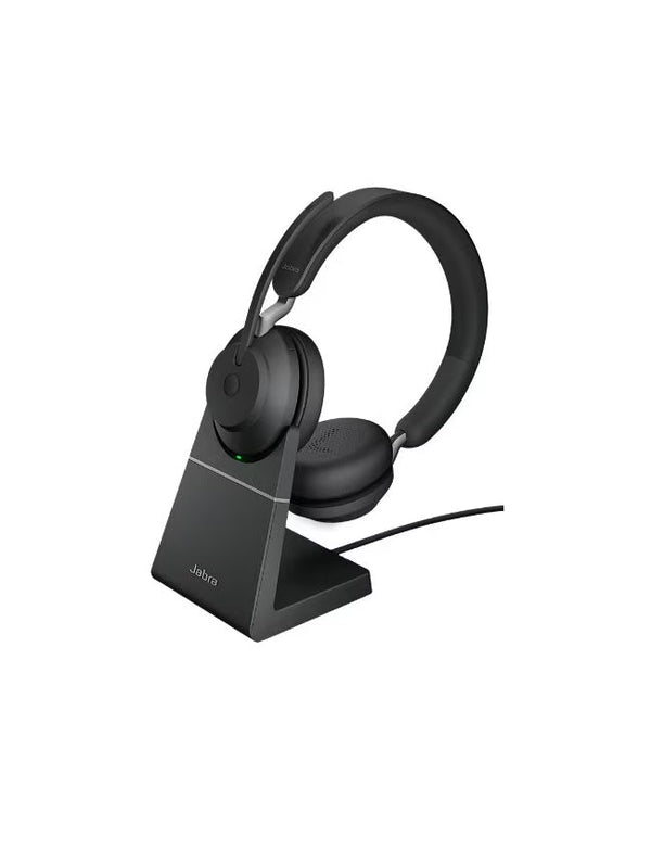 Jabra 26599-989-989 Evolve2 65 Uc Stereo 1.6-Inch Headset With Charging Stand Headphone