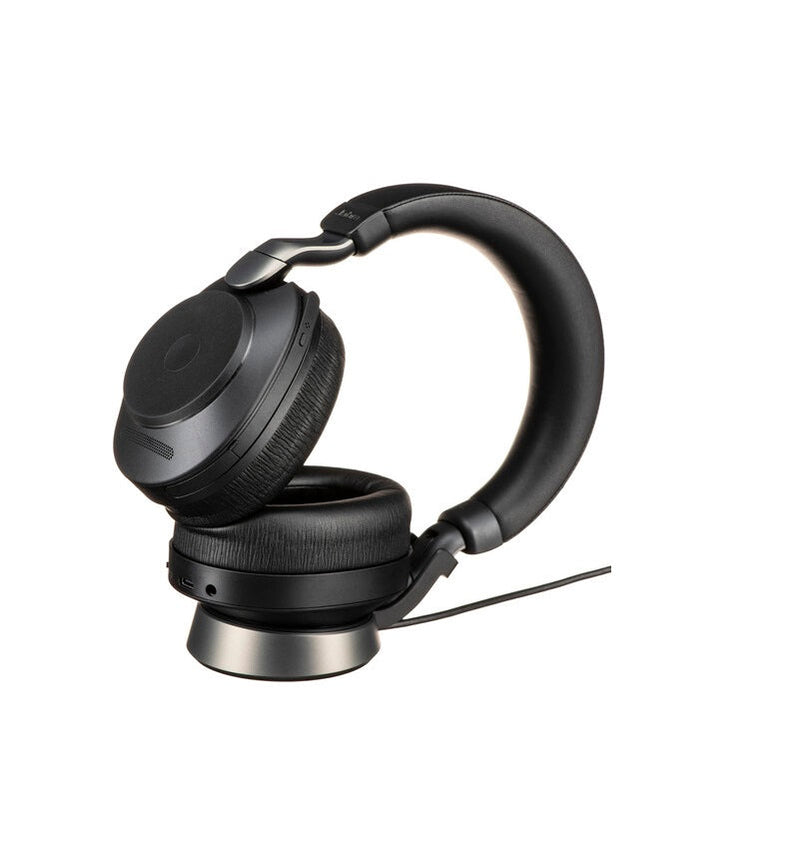 Jabra 28599-989-989 Evolve2 85 Uc Stereo 1.6-Inch 5-20000Hertz Over-Ear Headset With Stand Headphone