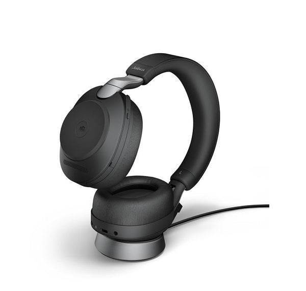 Jabra 28599-999-989 Evolve2 85 Ms Stereo 1.6-Inch 5-20000Hertz Headset With Stand Headphone