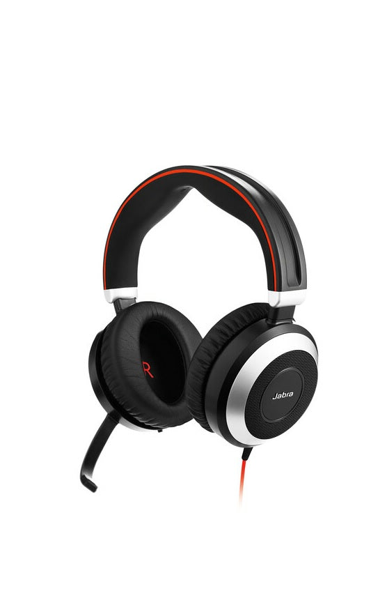Jabra 7899-823-189 Evolve 80 Ms Stereo Headset Headphone