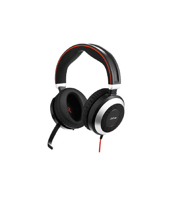 Jabra 7899-829-289 Evolve 80 Uc Stereo Usb-C Noise Cancellation Technology Headset Headphone