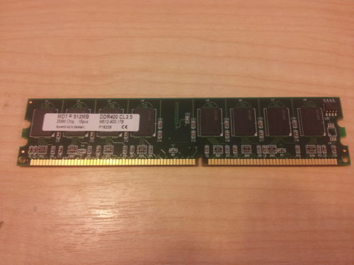 MED M512-400-17B 512MB DDR400 CL2.5 Memory Module
