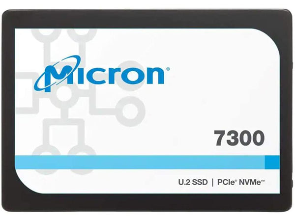 Micron MTFDHBE7T6TDF-1AW1ZABYYR 7300 PRO 7.68TB PCIe3 NVMe U.2 Solid State Drive