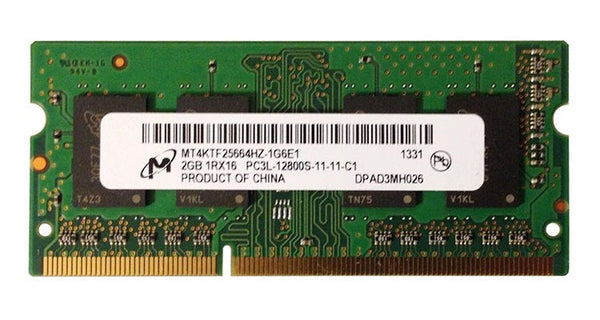 Micron MT4KTF25664HZ-1G6E1 2Gb PC3-12800 DDR3 Non-ECC Unbuffered Single Rank Memory