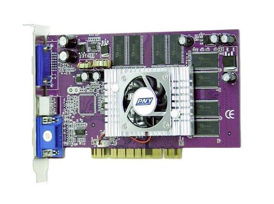 PNY VCGFX52PPB NVIDIA GeForce FX 5200 128Mb DDR PCI Video Card
