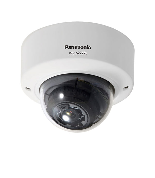 Panasonic WV-S2272L i-PRO 8MP 4.3 To 8.6MM 4K Indoor Network Dome Camera