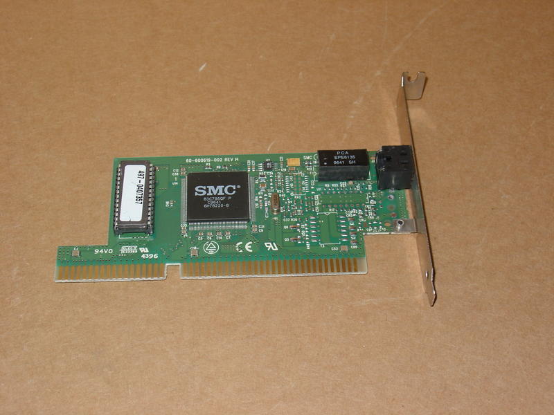 SMC Ether EZ PNP 10Base-T, 16BIT ISA Network Interface Card
