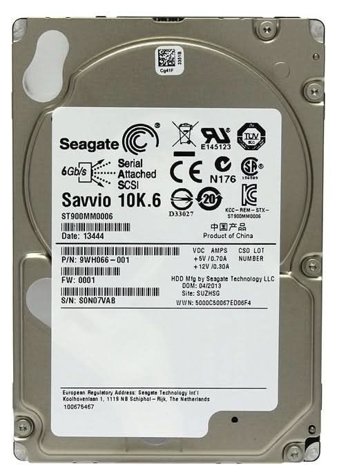 Seagate ST900MM0006 Savvio 10K.6 900Gb 10000RPM SAS-6.0Gbps 2.5  