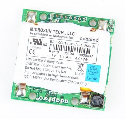 Adaptec Microsun BAT-00014-01-A-R REV A Lithium Ion Battery Module