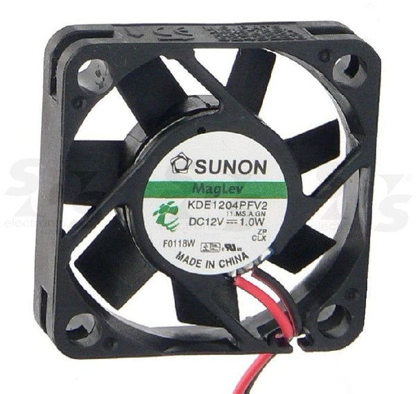 Sunon KDE1204PFV2 5800RPM 4-Pin Vapo-Bearing 40mm Black Case Fan