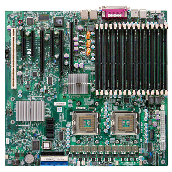 Supermicro X7DBI+ Chipset-Intel 5000 Socket-Dual LGA771 64Gb DDR2-667MHz Enhanced Extended ATX Motherboard