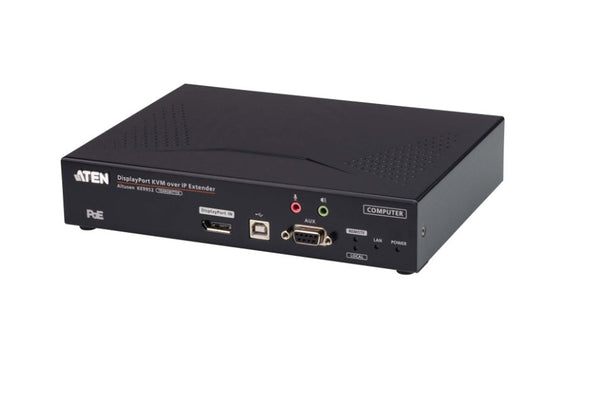 Aten Ke9952T 3840X2160 4K Single Displayport Over Ip Rack-Mount Poe Transmitter Kvm Switch Gad