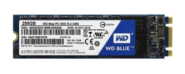 WD Blue 250GB Internal SSD Solid State Drive - SATA 6Gb/s 2.5 Inch -  WDS250G1B0A 