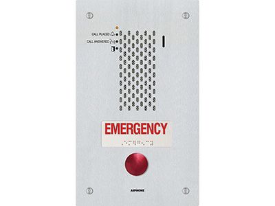 Aiphone Ix-Ssa-Ra Ip Single Stainless Steel Audio Emergency Station Video Gad