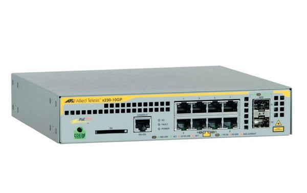 Allied Telesis AT-x230-10GP Manage 8-Ports Layer 2+ PoE Ethernet Switch