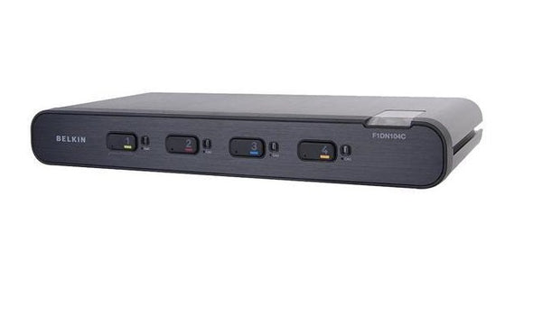 Belkin F1DN104C OmniView Advanced Secure DVI-I 4-Port USB Desktop KVM Switch